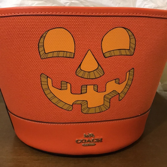 NEW 2023 Style CN575 Coach Trick Or Treat Bucket Halloween Pumpkin - Picture 11 of 11
